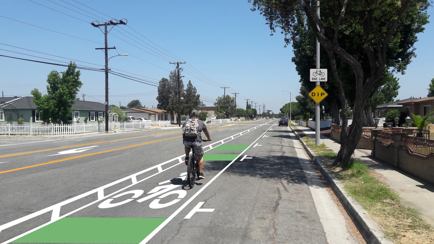 Bike Path Edwards St After