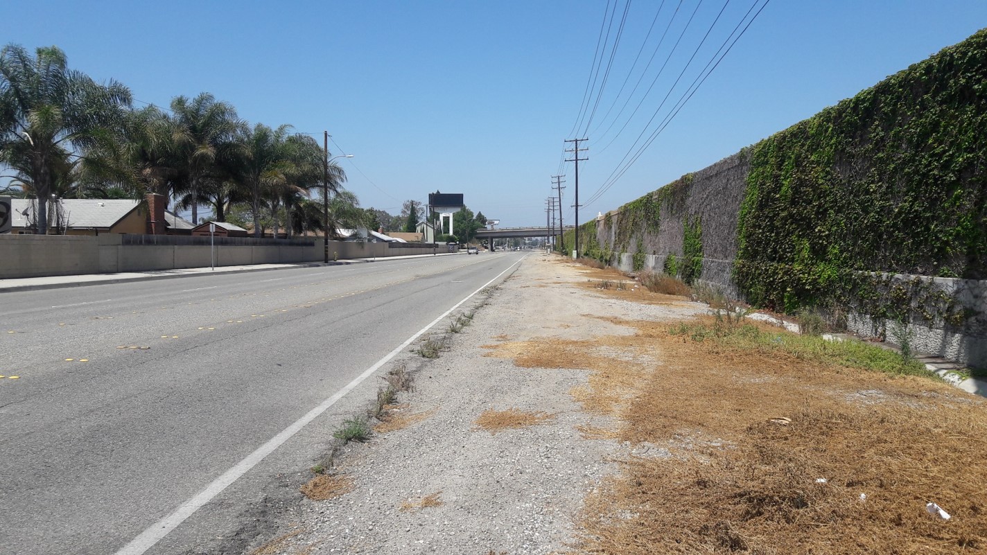 Garden Grove Bikeway Before