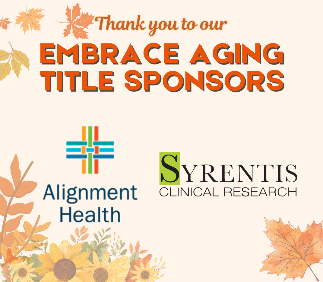 Aging Expo Title Sponsor Thank You