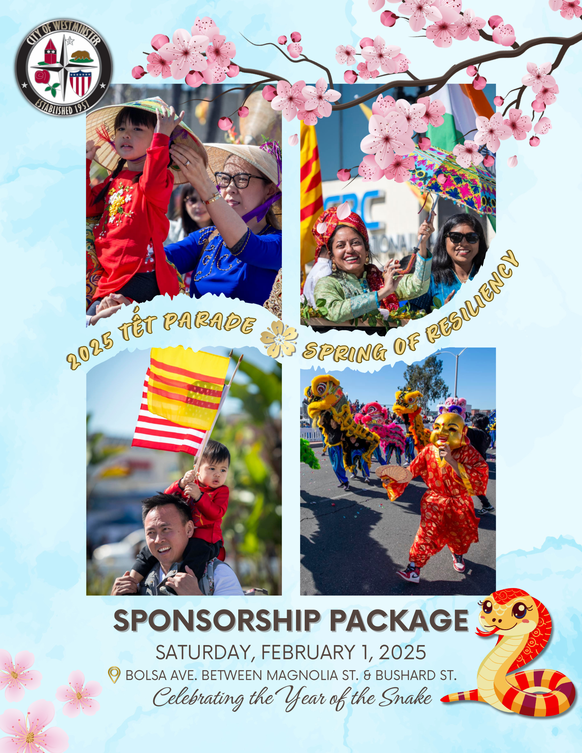 2025 Tet Parade Sponsorship Package Image